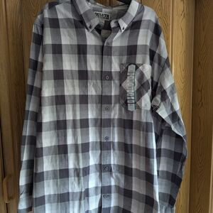 New Without Tags Men's Duluth 40Grit Flannel Shirt Size 2XL Tall